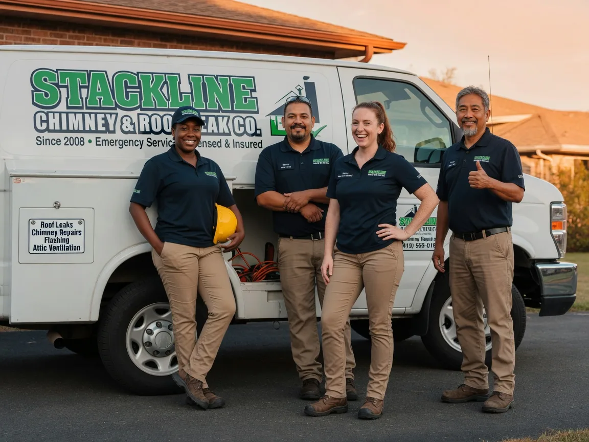 Chimney flashing repair company in Weston, OH